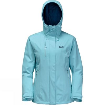 Chaquetas Jack Wolfskin Troposphere Mujer - Azules Claro - Chile BRO420765